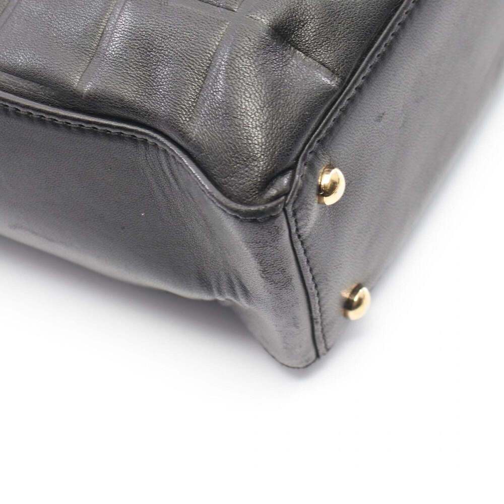CHANEL Black Lambskin Leather Tote Bag - Picture 8 of 12